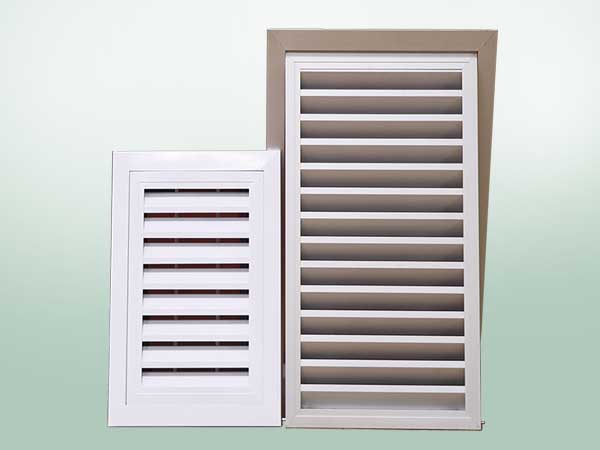 门铰式回风百叶